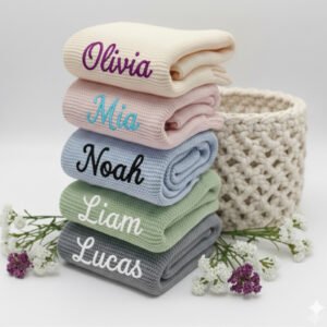 custom 100% cotton baby blanket the perfect heirloom gift